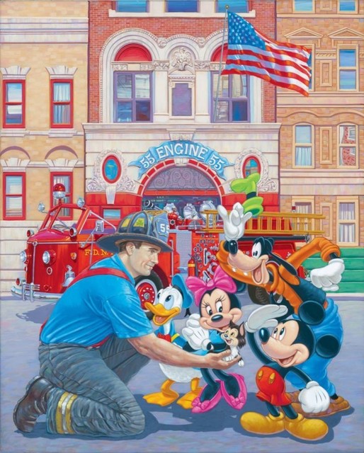 Disney Fine Art Engine 55 by Manuel Hernandez