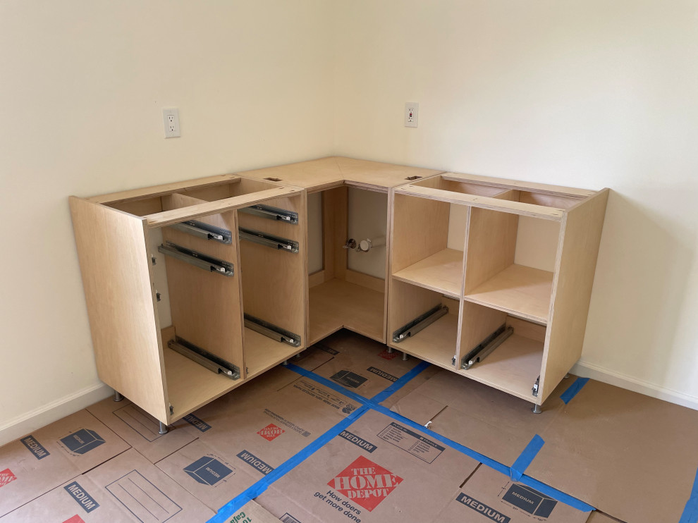 Water Based Spar urethane on birch plywood countertop with sink?