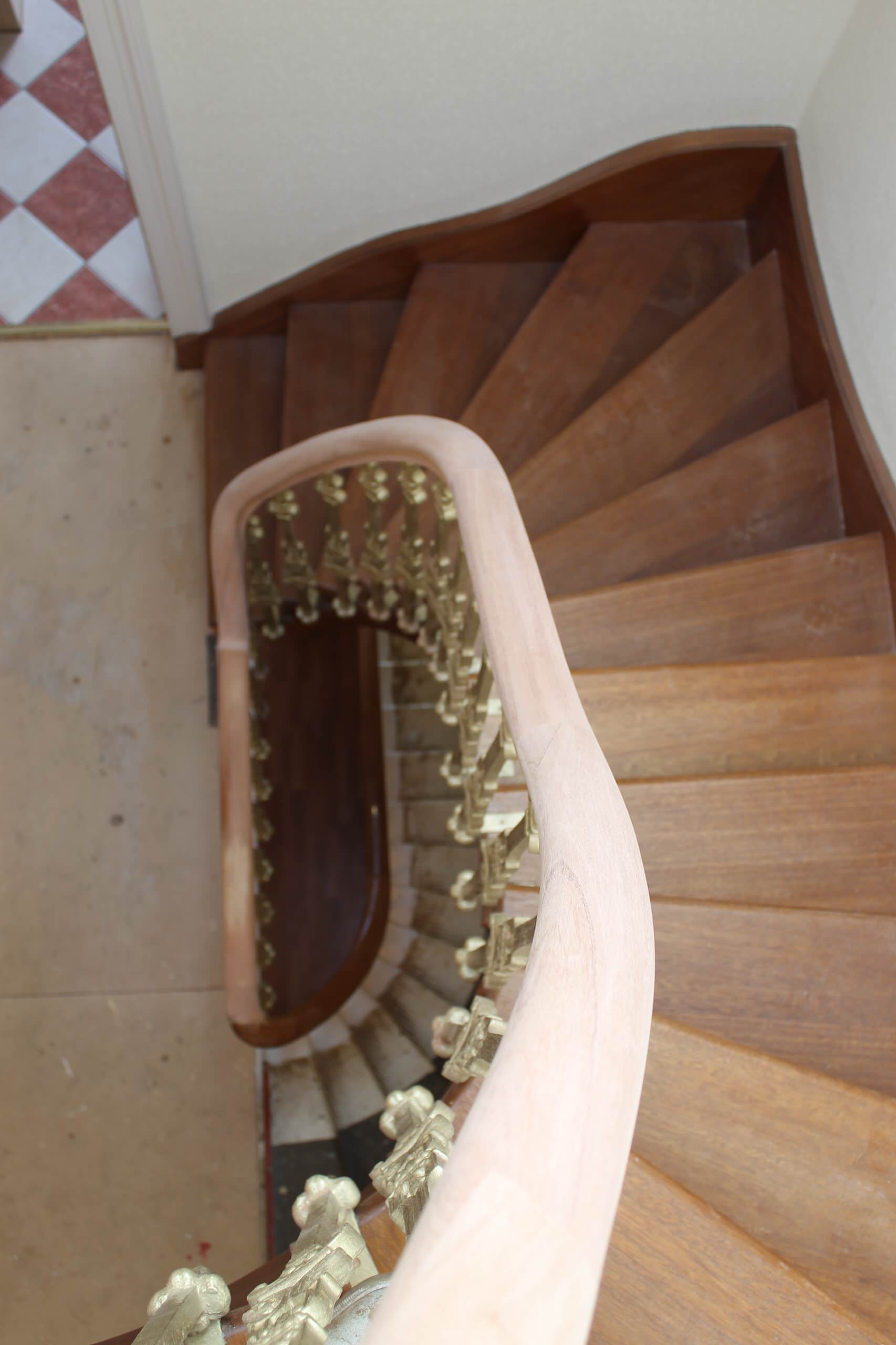 Curved handrail Edinburgh