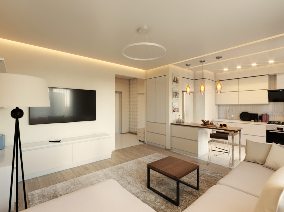 интерьер современной квартиры в ЖК Аллея звезд