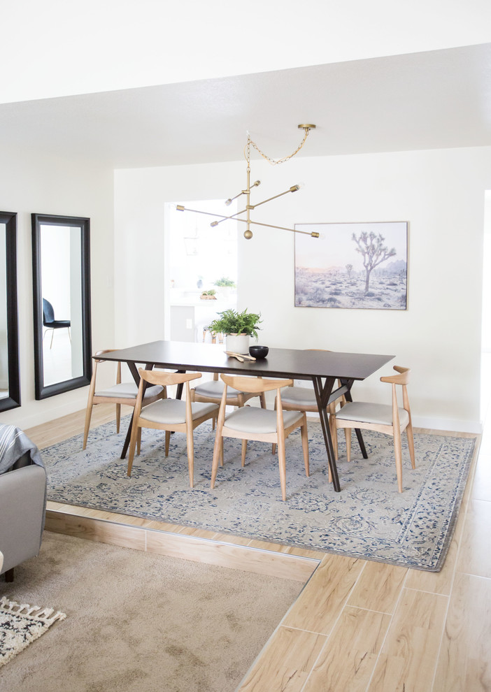 Transitional dining room photo in Phoenix