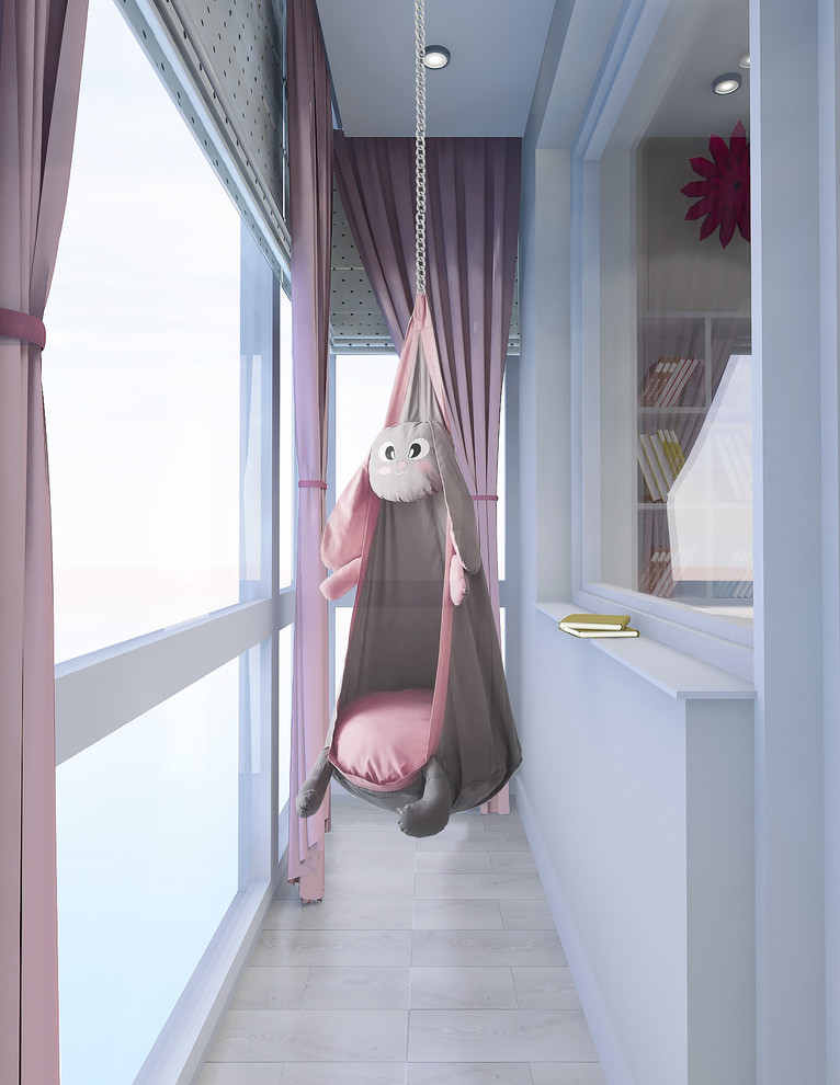 Проект квартиры в современном стиле "Территория детства"