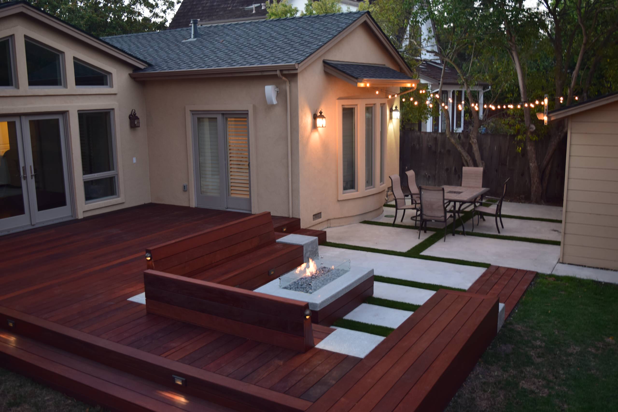 IPE Deck and Seating area