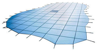 Blue Wave 20ft x 40ft LSS 15Yr Ultra Solid Blue - Blue