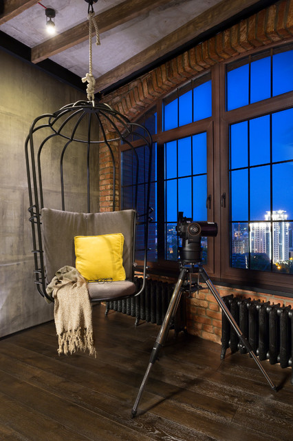 Loft is Loft industrial-wohnbereich