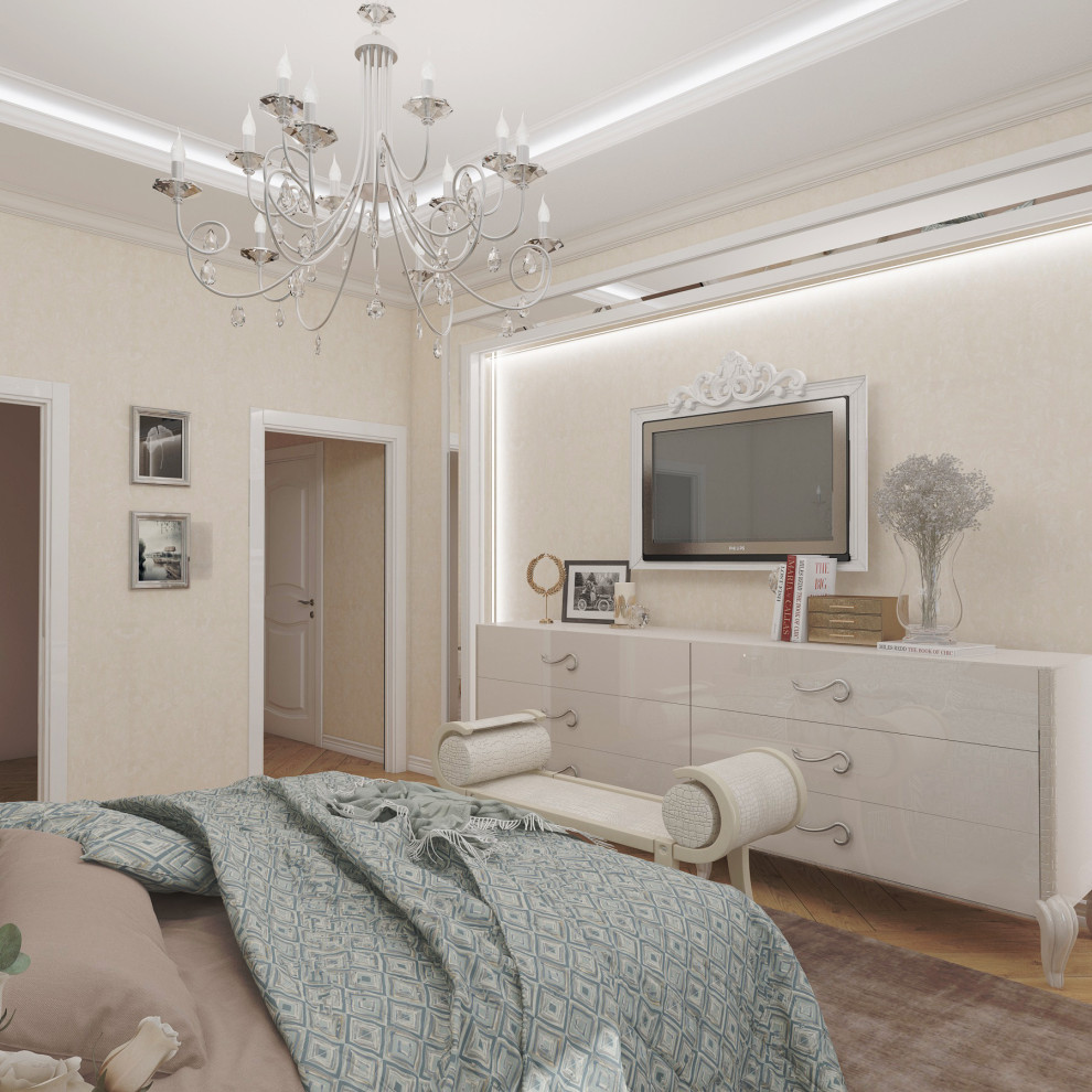 Проект. Интерьер квартиры. Неоклассика (180 кв м)