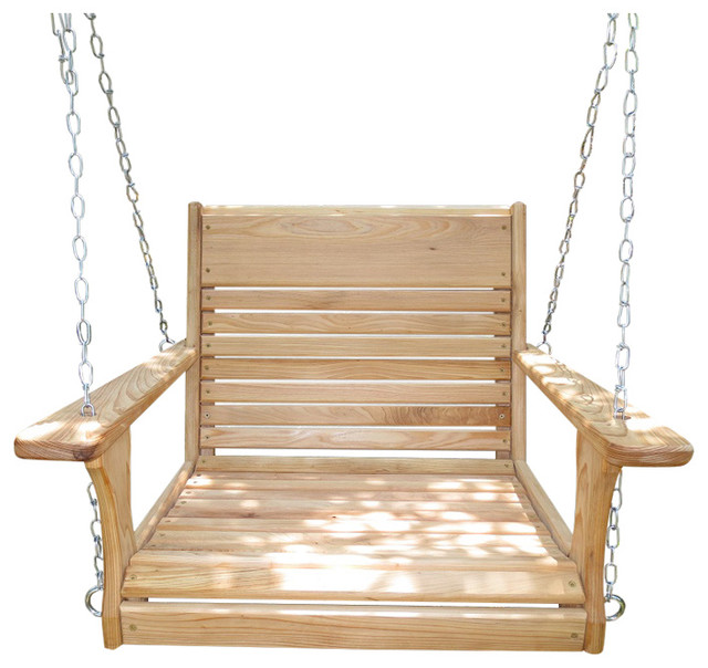 Big Guy Adult Chair Swing With Chain Hanging Kit - Traditional - Hammocks And Swing Chairs - by 