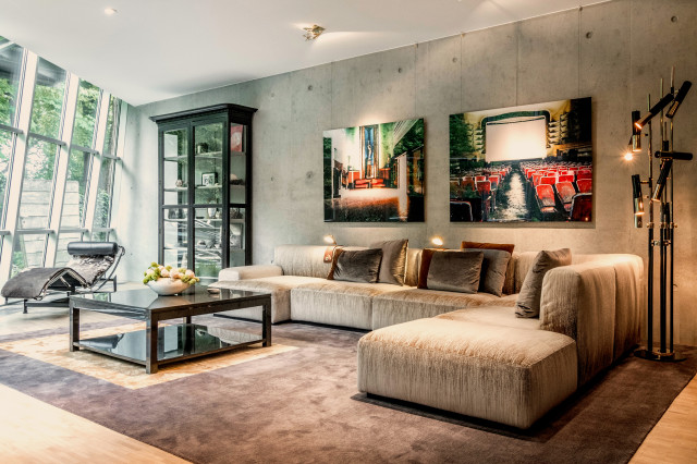 Architect Villa contemporary-vardagsrum