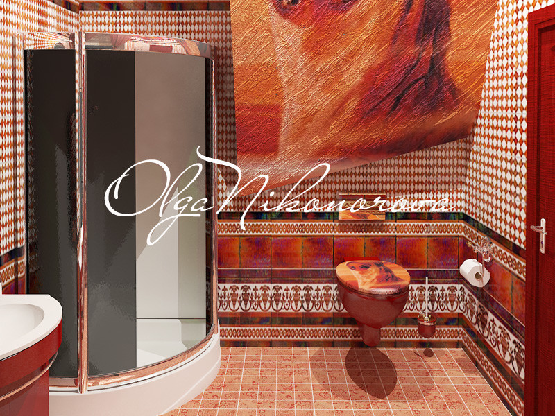 Санузел в восточном стиле