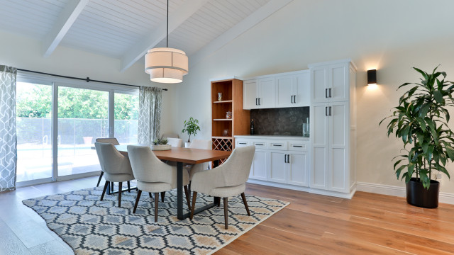 Woodland Hills Kitchen Remodel - Custom Cabinets throughout trendy-spisestue