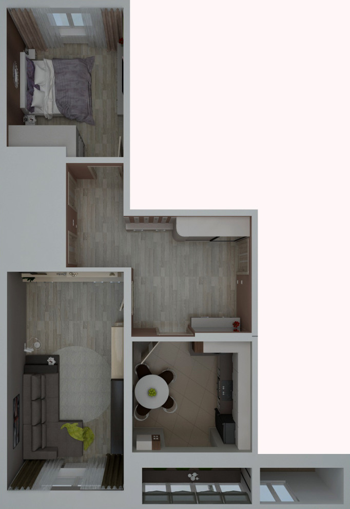 2-х комнатная квартира г.Павлоград