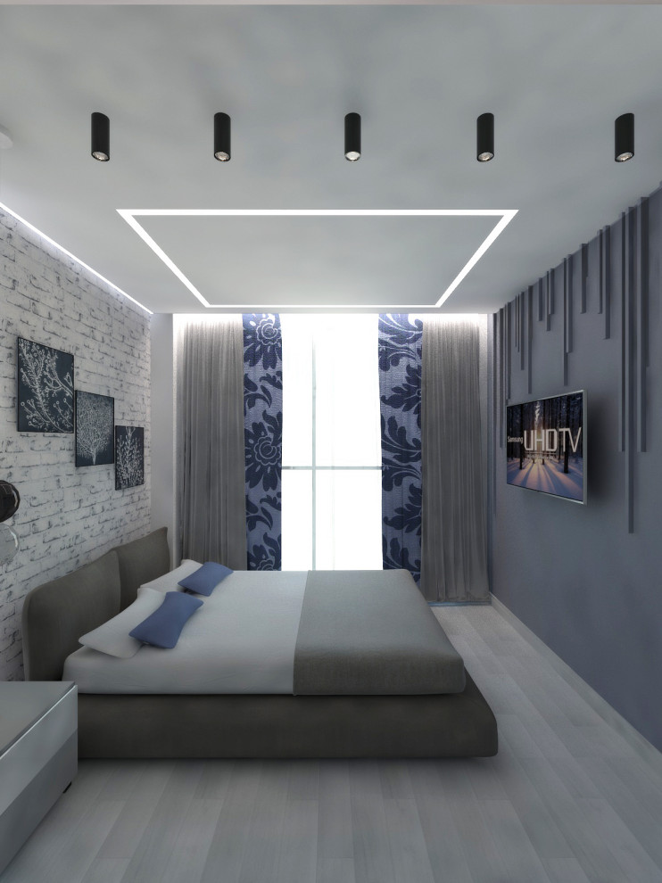 Минимализм в интерьере квартиры для отпуска в городе Сочи.