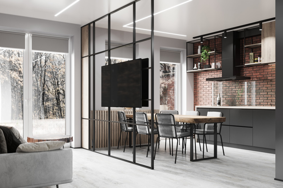 Дизайн квартиры в стиле лофт