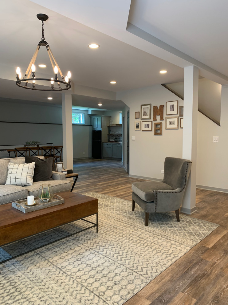 Elm Avenue, Elmhurst - Rustic - Basement - Chicago - by Rice Moriarty ...