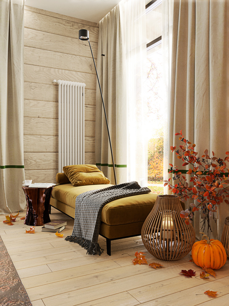 Яркий интерьер дачи на Дубровке