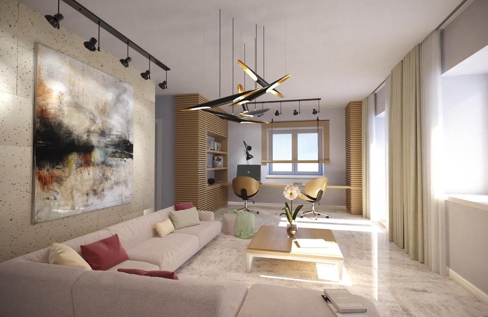 Квартира в Санкт-Петербурге 115 м² - Гостиная