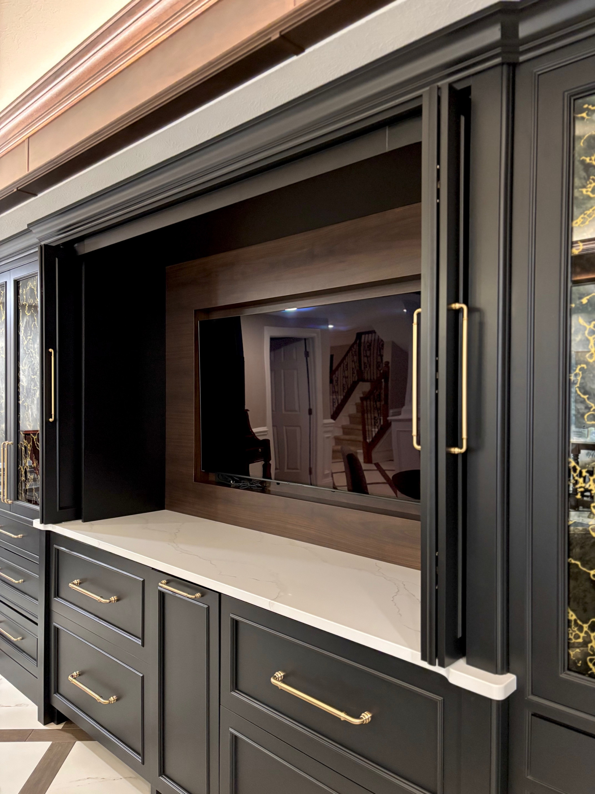 A Luxe and Timeless Lower-Level for Entertaining