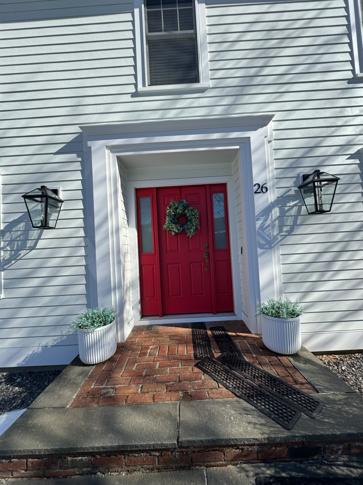 Inspiration for a modern home design remodel in Boston