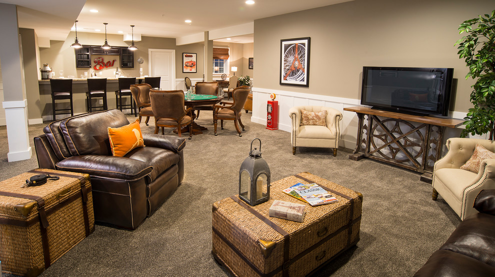 Rocky Springs Traditional Basement Philadelphia by Keystone