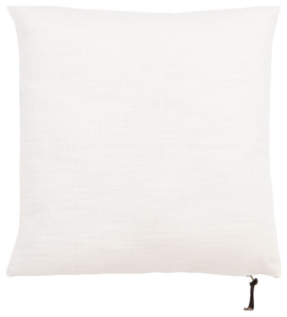 Safavieh Idalena Pillow, White, 1'6" Square