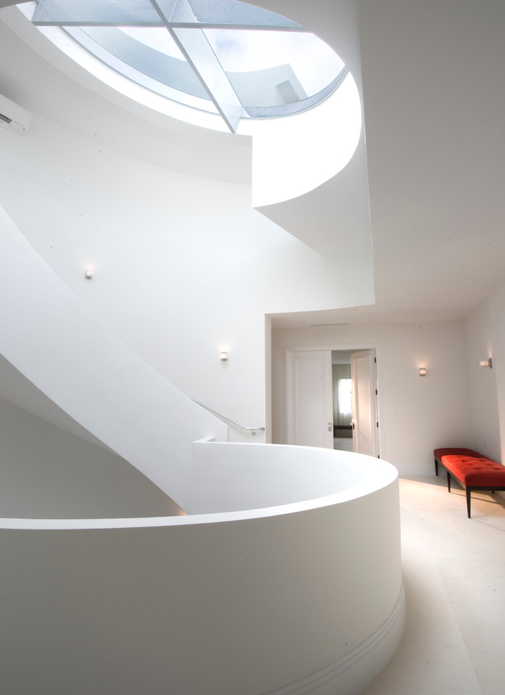 Transitional staircase photo in Miami