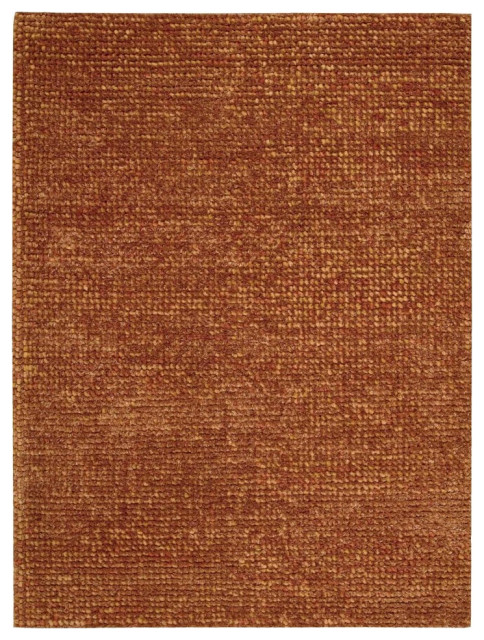 Nourison Fantasia Rust Shag Area Rug