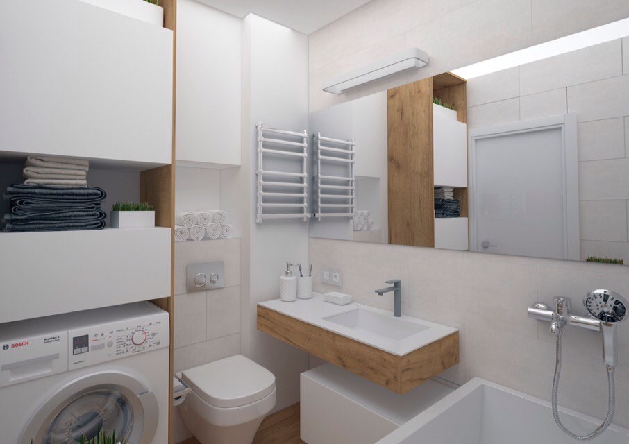 Проект санузла в доме на Соколовской улице