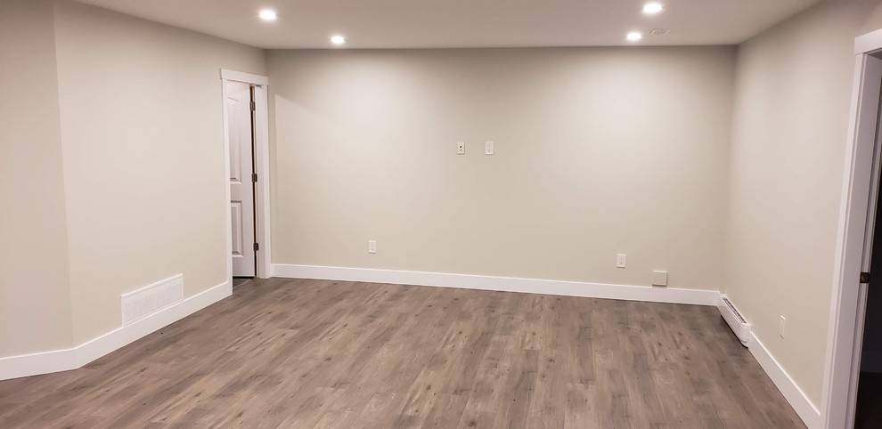 Inspiration for a transitional home design remodel in Vancouver