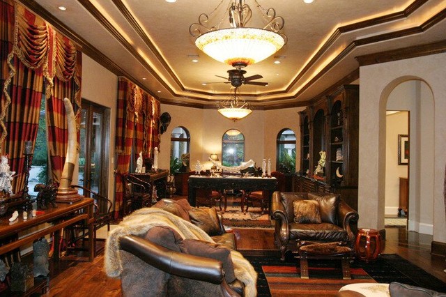 Formal Mediterranean mediterran-arbeitszimmer