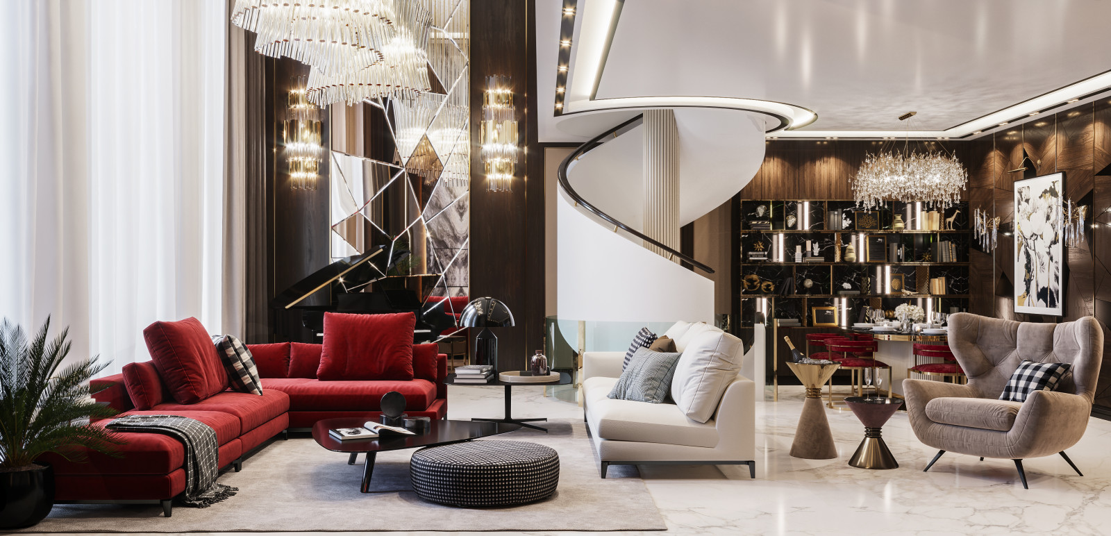 Гостиная в доме