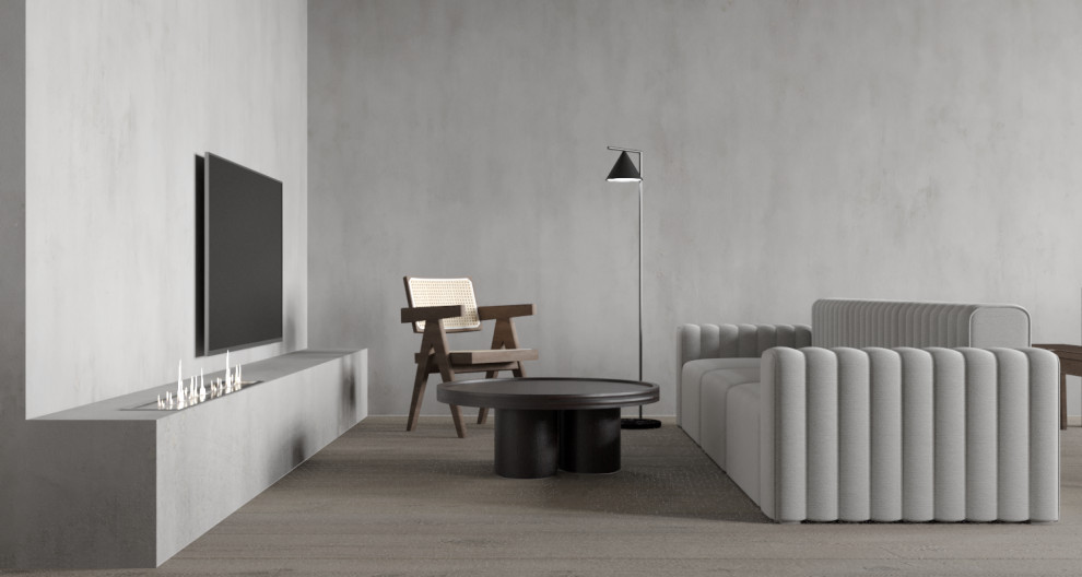 Городской Вабисаби. Малый Кисловский переулок. Квартира для семьи с 2 детьми.