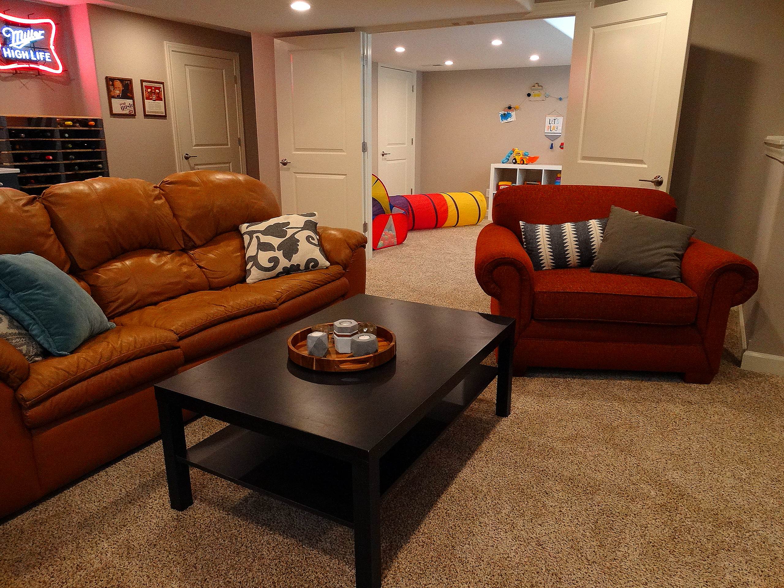 Lower Level Remodel in Lannon, WI