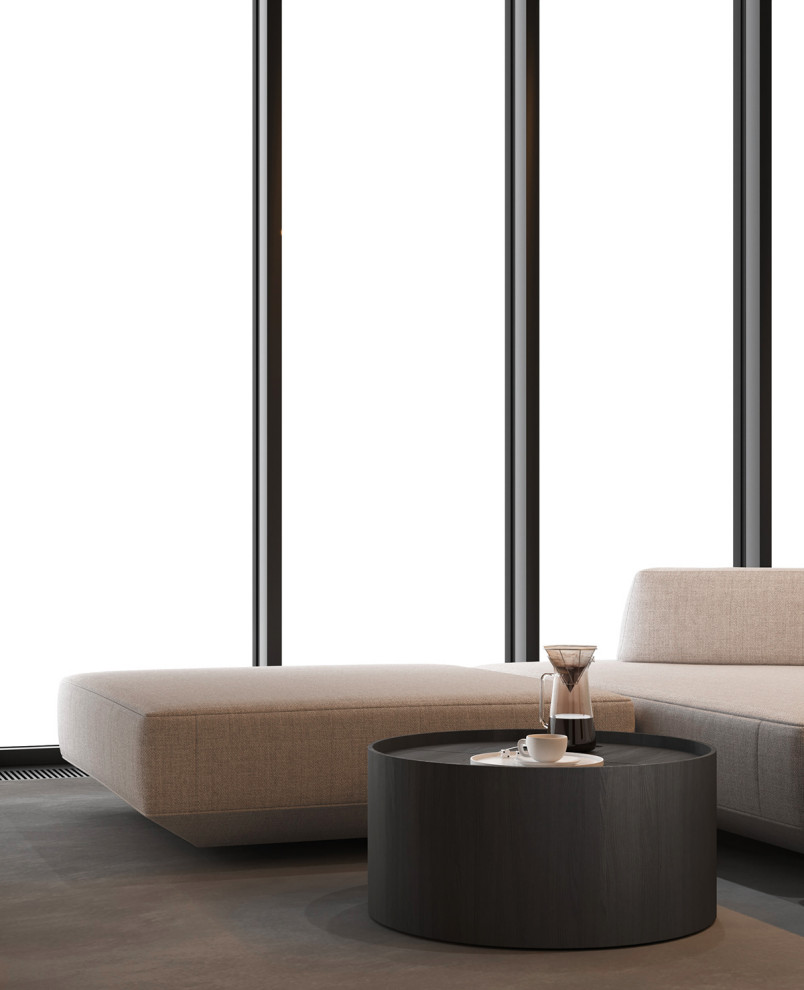 Теплый строгий интерьер EAE3DD