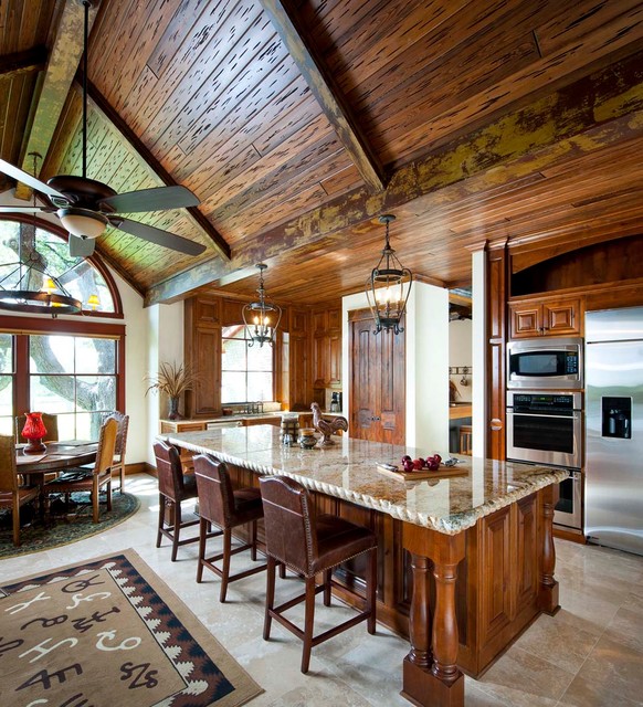 Dallas Upscale Kitchen Renovations Rustic Kitchen