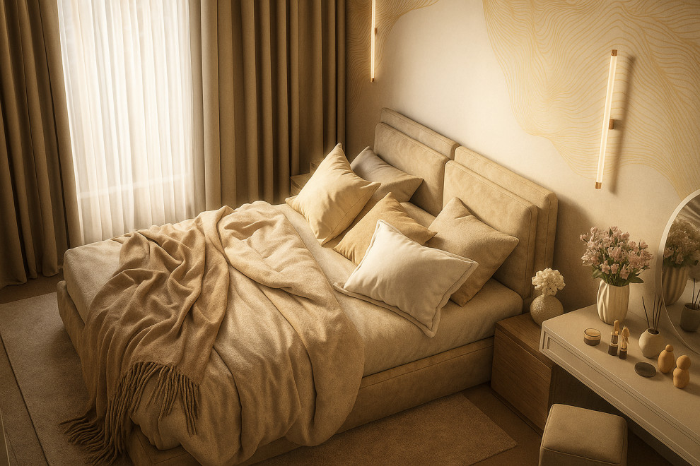 Спальня в стиле taupe