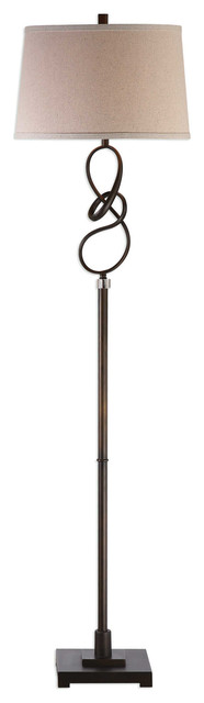 Uttermost Tenley Twisted Bronze Floor Lamp