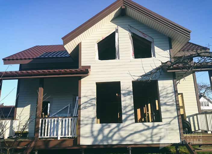 Окна и роллеты в загородный дом, СНТ «Заречье», Кингисеппский район