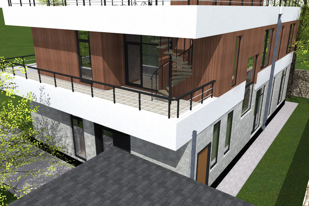 Проект дома с корпусом для сдачи в аренду