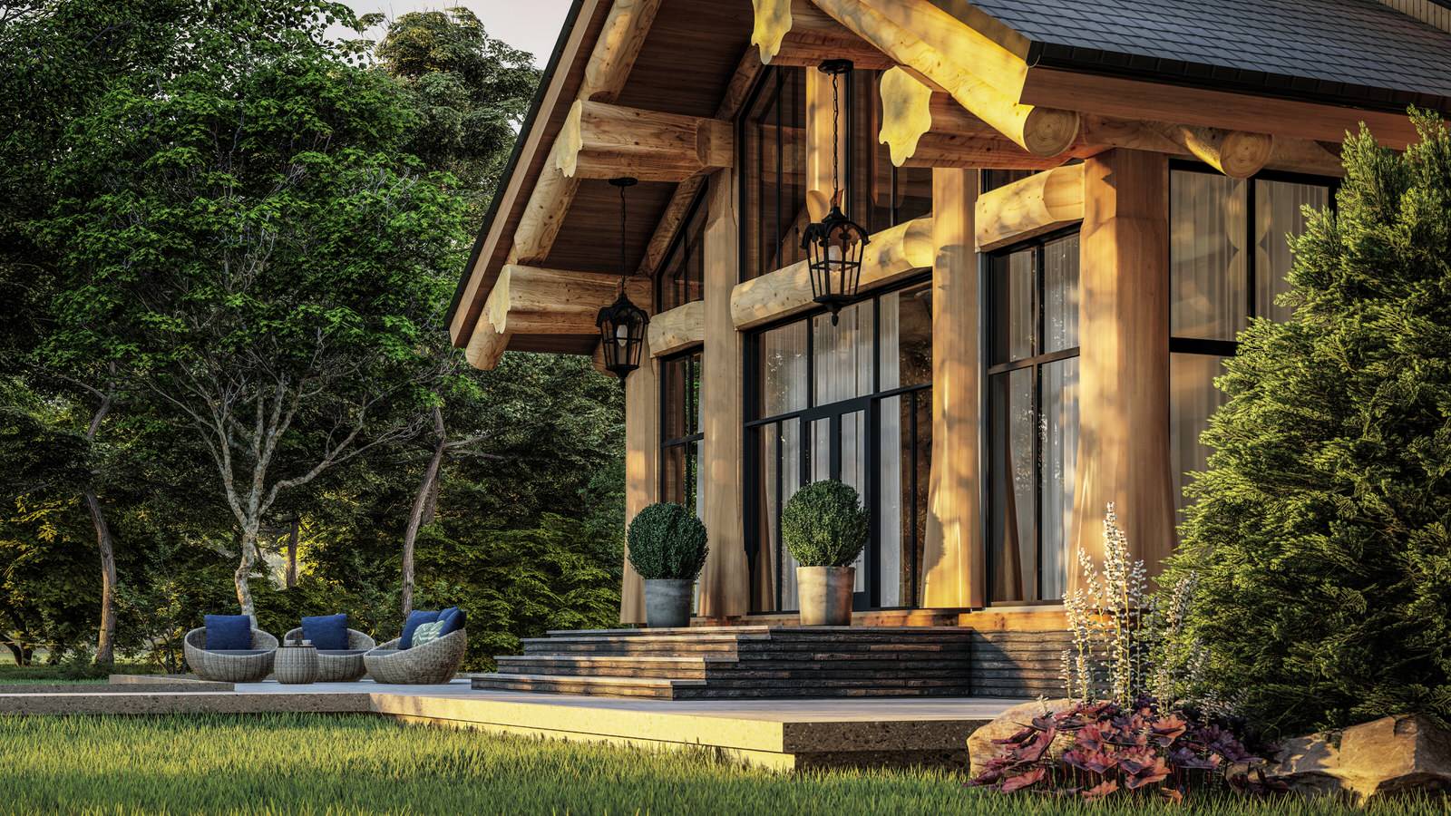 Дом из кедра «Аккем»