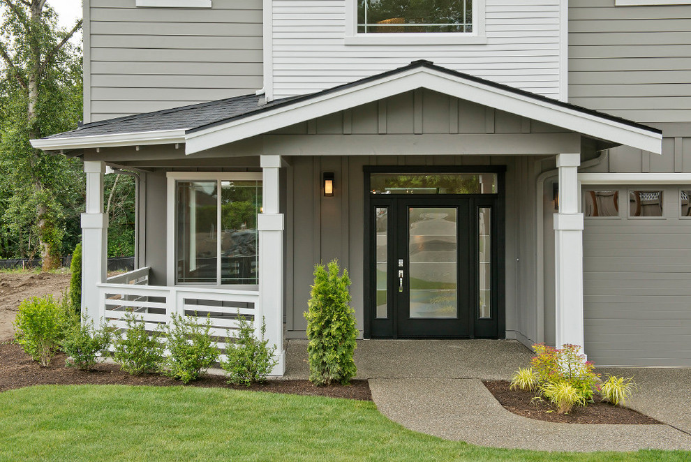 Inspiration for a transitional home design remodel in Boise