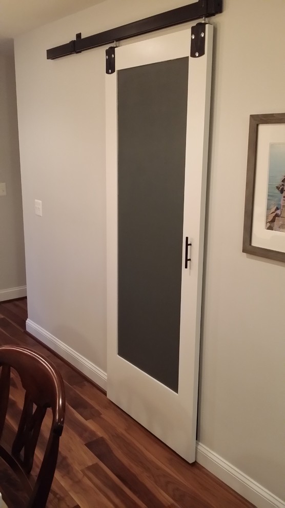 Bold Barn Door Kitchen
