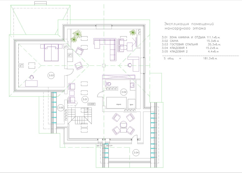 Коттедж 640м2, Клубничные Поля