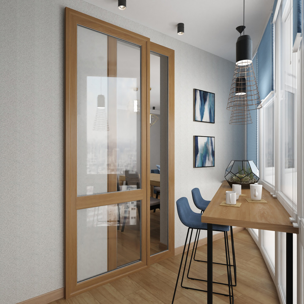 Квартира-студия в скандинавском стиле для молодой девушки