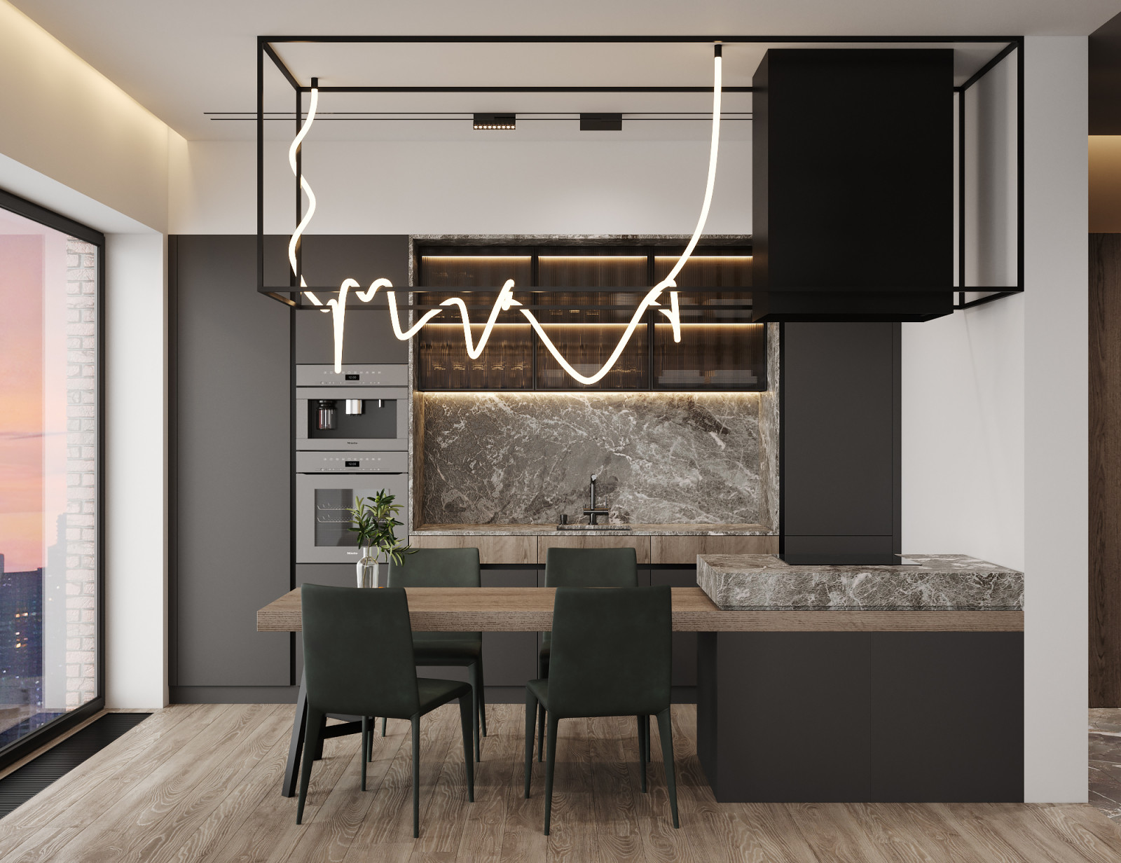 Contemporary apartments