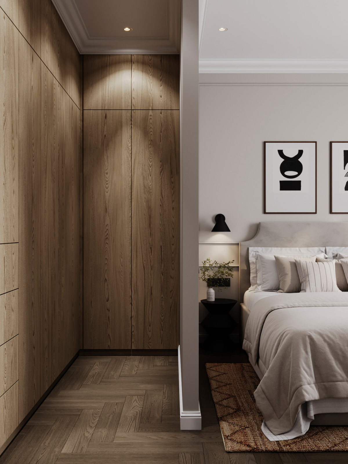 Уютный интерьер в ЖК Западный Порт