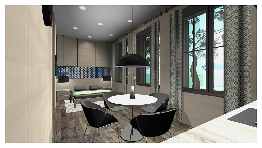 Шалгунова Альбина дизайн-проект загородного жилого дома “Парки Москвы”