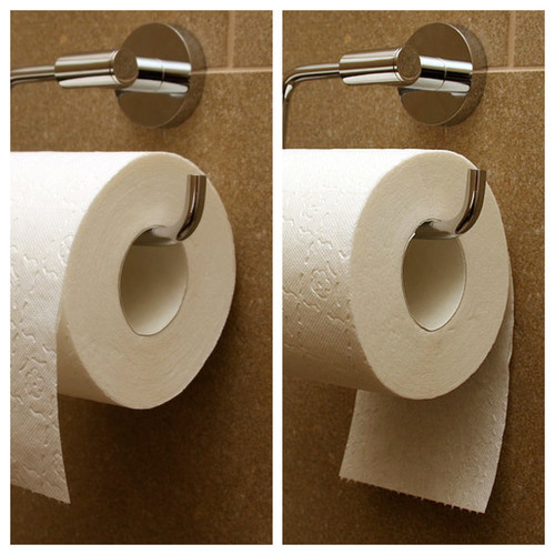 Sondage : Comment déroulez-vous votre rouleau de papier-toilette ?