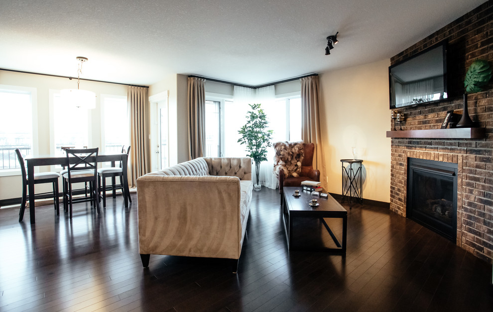 Home design - transitional home design idea in Calgary