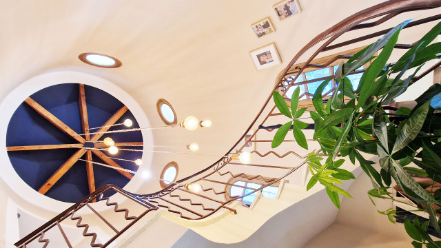 Campagne enchanteresse middelhavsstil-trappe