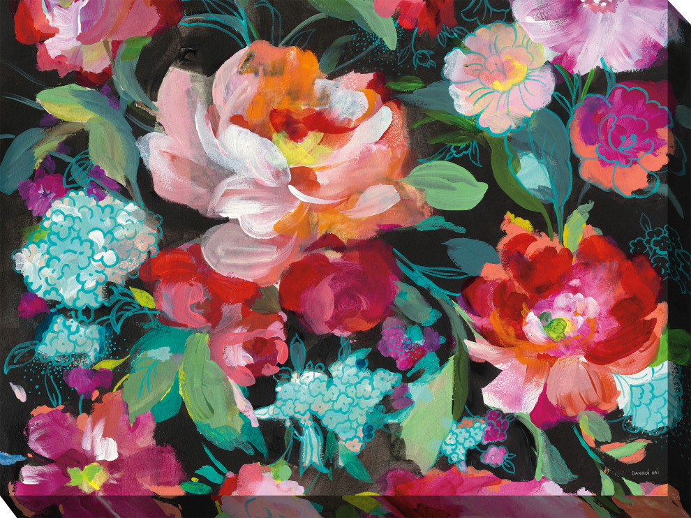 OU87060 Painted Ladies Outdoor Art Contemporary Outdoor Wall Art